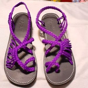 Everelax size 10 purple sandals